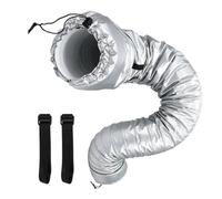 Couvercle isolant portable pour climatiseur - Résistant à la chaleur - Avec | Gaine isolante pour tuyau de climatisation pour salon, chambre à coucher, appartement, grenier, tuyau d'évacuation
