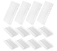 Couvercle Modulable ABS 11x5.2cm Pour Tableau Électrique Couvercle(12PCS) | ABS solide, design élégant, pour résistance aux chocs, finition blanche, usage durable