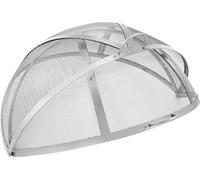 Couvercle pare-étincelles pour foyer extérieur, diamètre 40 pouces, accessoires ronds pour foyer extérieur, couvercle métallique pour foyer, couvercles en acier inoxydable faciles à ouvrir pour foyers