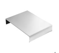 Couvercle Plaque de Cuisson Inox 50x30cm Protection Gaz Induction Plan de Travail Extensible Facile à Nettoyer Accessoire Cuisine