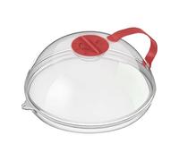 Couvercle Plat Micro-Ondes | Protecteur Réutilisable Avec Poignée,Hotte de Protection pour Micro-ondes et Cuisinière,Pour Préparation Repas Sauces Snacks Soupe Légumes Fruits Restes Cuisine Bureau Fri