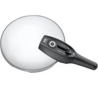 Couvercle pour autocuiseur, 18 cm, 2,5 litres, 3 niveaux de cuisson, noir