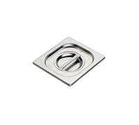 Couvercle pour Bac Gastro Inox GN 1/6 avec Joint Silicone - - - Inox 176x162xmm
