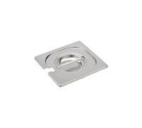 Couvercle pour Bac Inox avec Encoche GN 1/6 - - - Inox