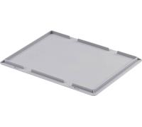 Couvercle pour boîte 400 x 300 mm Alutec 05080 gris (L x l) 300 mm x 400 mm 1 pc(s)