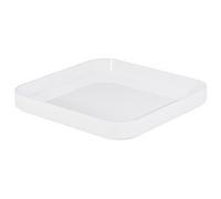 SmartStore | Couvercle Carré | Blanc | Organisateur de cuisine, salle de bain, bureau, réfrigérateur | Apte alimentaire et sans BPA | Garantie 10 ans | L20 x W20 x H2.5 cm