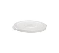 Couvercle pour conteneur rond brute rubbermaid blanc 38l