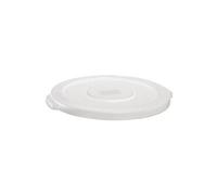 Couvercle pour conteneur rond Brute Rubbermaid blanc 76L