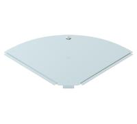 Couvercle pour coude à 90°, B300 mm, bande galvanisée - Couvercle de coude pour goulotte de câbles 300 mm RBD 90 300 FS