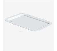 Couvercle pour demi bac à diviseuse rectangulaire 7 L blanc Gilac 1