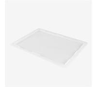 Couvercle pour demi bac à pâtons 400 x 300 x 30 mm blanc Gilac
