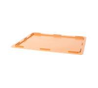 Couvercle pour demi bac à pâtons 400 x 300 x 30 mm - terracota