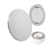 Couvercle pour écoulement de Douche, Ø 112 mm, Compatible avec la Garniture d'écoulement Viega Tempoplex année de Construction 2001-2006, Convient au modèle 6958.99, ABS ASA chromé