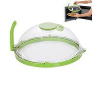 Couvercle pour four à micro-ondes - Couvercle réutilisable pour de recouvrement pour hotte de cuisine avec trous de ventilation résistant à la chaleur Compatible avec la cuisson à la vapeur