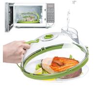 Couvercle pour micro-ondes, 25 cm de diamètre, matériau facile à nettoyer, 1 pièce