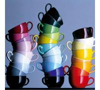 Couvercle pour pot de confiture Famanu, en porcelaine fine, couleur citron, diamètre 5 cm