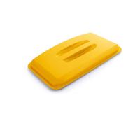 Couvercle pour poubelle rectangulaire Durabin 60 litres - Jaune