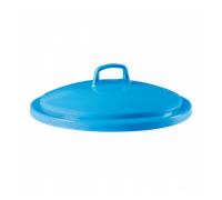 Couvercle pour poubelle ronde tri sélectif 75 L - bleu