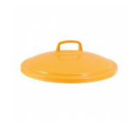 Couvercle pour poubelle ronde tri sélectif 75 L - jaune