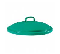Couvercle pour poubelle ronde tri sélectif 75 L - vert