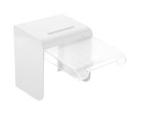Couvercle Rabattable Étanche pour Prise Murale, Plastique Blanc | Installation Encastrée Saillie, Visibilité Claire, Garde les Prises Sèches, pour Mur Extérieur