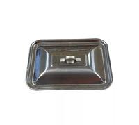 Couvercle rectangulaire acier inox 18/10 35x26 cm