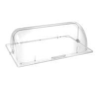 Couvercle ROLLTOP transparent ouvrant pour plateau GN 1/1