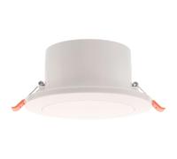 Couvercle Rond de Bouche D’aération Réglable pour Plafond et Mur 3 | ABS Blanc, Grille Amovible avec Clips à Ressort, Ouverture Recommandée 75 à 85mm, Bords Lisses