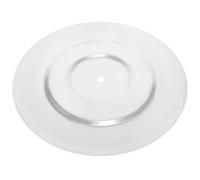 Couvercle Rond en Fer pour Cuisinière à Bois Trou Central | Poignée Anti Brûlure, Surface Lisse Argentée, Pièce pour Poêle à Charbon, la Cuisine Familiale et Chauffage