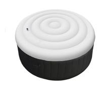 Couvercle spa gonflable - Isolation thermique ronde - Pour bain extérieur - Blanc