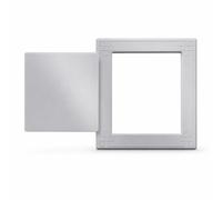 Couvercle Trappe d’Inspection, Petit argent | Fixation par boucle, Recouvrement tuyau, Vérification conduit, Pour