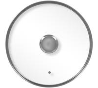 Durandal | Couvercles plat en verre cerclé inox pour poêles Légende - 28 cm