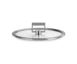 Couvercle verre poignée carrée Strate 28 cm Cristel