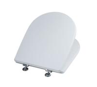 COUVERCLE WC COMPATIBLE MODÈLE ESEDRA BLANC AVEC CHARNIÈRES UNIVERSELLES