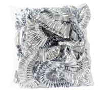 Couvercles alimentaires en aluminium élastique, couvercle de bol en aluminium réutilisable, couvercles alimentaires extensibles pour la cuisine, le pique-nique et le Restaurant, 120 pièces