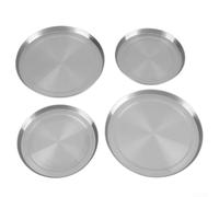 Couvercles de Plaque 4pcs 21cm et 17cm Résistants Couvercles | Compatibilité électrique, tailles variées 21cm et 17cm, ajustement parfait, usage pour polyvalent, cuisine équipée