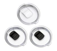 Couvercles De Tasse 3 Pièces, Couvercles De Remplacement De Gobelet, Couvercles De Tasse Étanches, Accessoires De Tasse D'Eau, Couvercles De Tasse En Plastique
