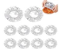 Couvercles de vaisselle pour aliments - Feuille d'aluminium | Grand bol couvre le stockage des aliments | Pour cuisine, barbecue, fête en plein air, assiette à pain pour les restes de nourriture