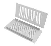Couvercles de ventilation en alliage d'aluminium, Grille noire, plusieurs tailles