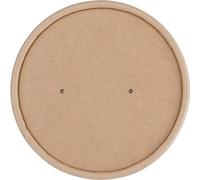 Couvercles en papier compostables Fiesta 98 mm pour tasses à soupe, 500 pièces