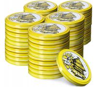 KADAX Lot de 50 couvercles Twist-Off Ø66 mm - Couvercles de Rechange en métal pour bocaux 200-350ml - Fermeture hermétique pour confitures, Miel & épices