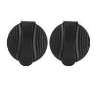Couvercles pour Good Seasons 2pcs Joint Étanche Couvercles pour | Joint hermétique parfait, empêche les fuites, pour idéal pour vinaigrettes et sauces, lot de 2 noirs