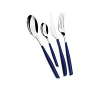 Couvert 24 Pièces Bugatti Glamour Acier inoxydable GLBU-021G50 Bleu Marin