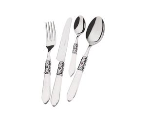 Couvert 49 Pièces Bugatti Aladdin Acier inoxydable ALC1T-S4265 Transparent