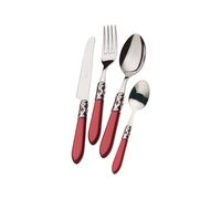 Couvert 49 Pièces Bugatti Aladdin Acier inoxydable ALC3S-S4265 Rouge
