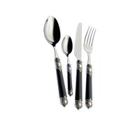 Couvert 75 Pièces Bugatti Rinascimento Acier inoxydable RIBN-S2460 Noir