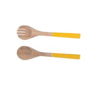Couvert à salade Bambou jaune 27,5 cm