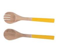 Table Passion - Couvert à salade Bambou jaune 27,5 cm