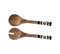 Table Passion – Couvert à salade Zanzibar 30 cm – Bois multicolore