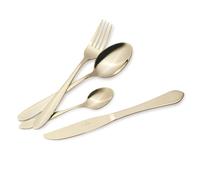 COUVERTS 24 PIÈCES BERLINGER HAUS BH-3079 SATIN CHAMPAGNE